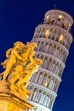 Leaning  tower in Pisa Stock-Fotos