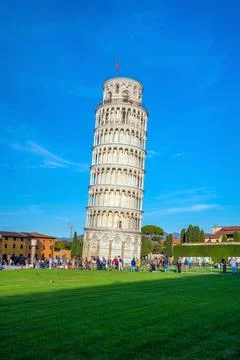 The Leaning Tower in Pisa Stock Photos