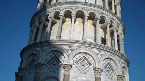 Leaning Tower Pisa, Piazza Dei Miracoli Stock Footage 61541246