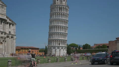 Leaning Tower of Pisa Time Lapse 스톡 동영상 158803930