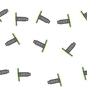 Leaning tower of pisa vector seamless pattern Stock Illustration