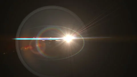 Leans Flare Abstract Light Background Loop 4K Stock Footage 160373727