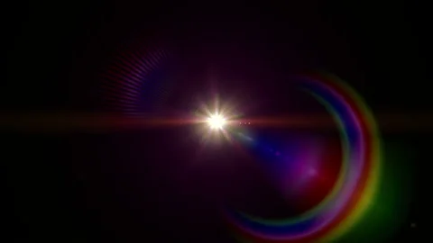 Leans Flare Abstract Light Background Loop 4K Stock Footage 160373751