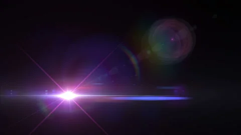 Leans Flare Abstract Light Background Loop 4K Stock Footage 160523318