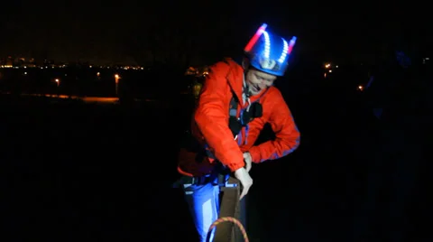 Leap in the dark Stock Footage 37033709