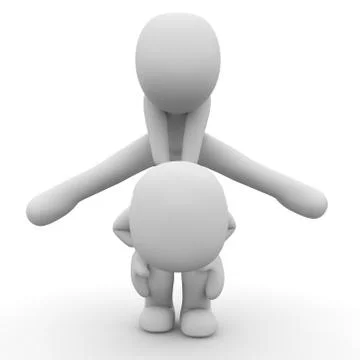 Leapfrog Stock Illustration