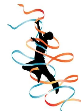 Leaping Stock-Illustration