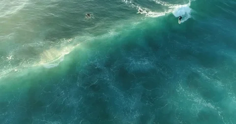 Leaping surfer Stock Footage 95703754