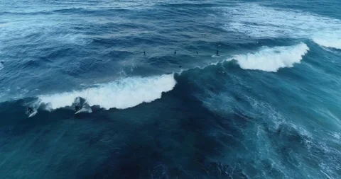 Leaping Surfer Stock Footage 96131752