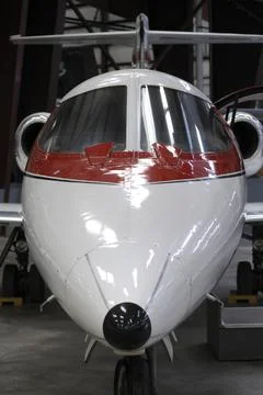 Learjet Model 23, Hangar 1 North, Pima Air &amp; Space Museum, Tucson, Arizona.. Stock Photos