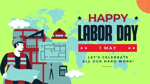 Learn about the history and evolution of labor and workers through this in-.. Stock Footage 274337873