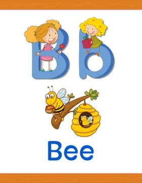 Learn alphabet worksheet Ilustração Stock