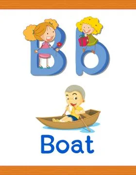 Learn alphabet worksheet Ilustração Stock