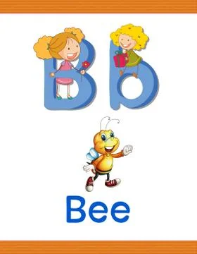 Learn alphabet worksheet Ilustração Stock