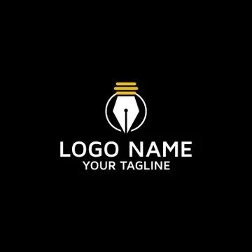 Learn and education vector logo design Stock Illustration