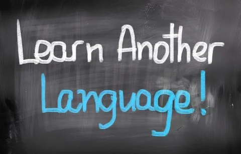 Learn another language concept Stock Illustration