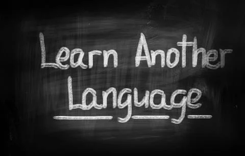 Learn another language concept Stock Illustration