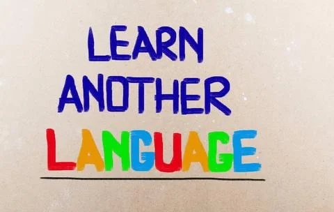 Learn Another Language Concept Learn Another Language Concept Copyright: x... Fotos Stock