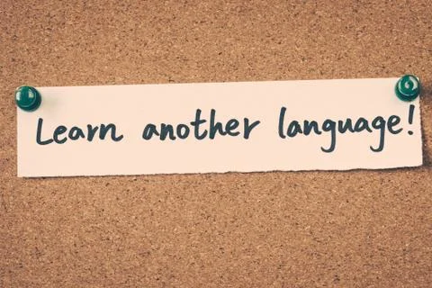Learn another language Stock Photos