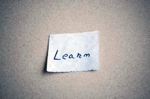 Learn background! Stock Photos