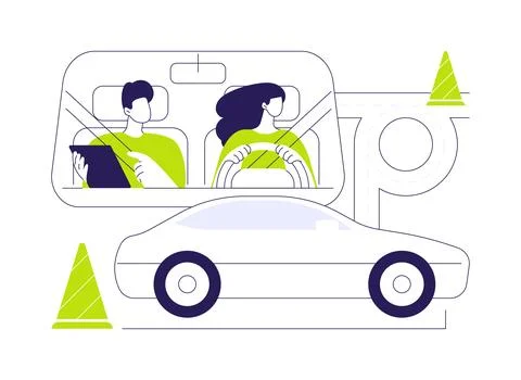 Learn basic maneuvering abstract concept vector illustration. イラスト素材