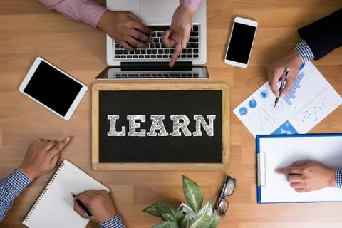LEARN CONCECT Stock Photos