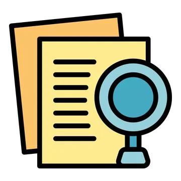 Learn data icon vector flat Stockillustratie