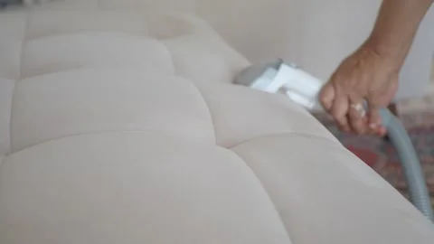 Learn effective methods for keeping your sofa  fresh and clean Stock Footage 306438141