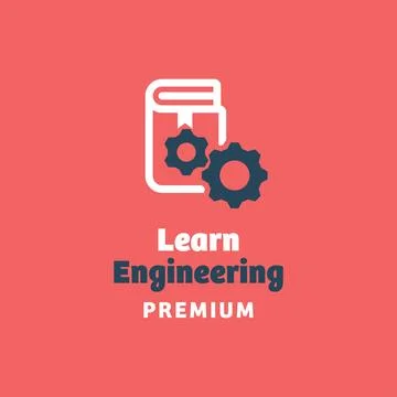 Learn Engineering Logo Stock Illustration
