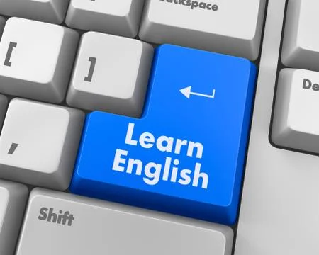 Learn English Illustrazione stock