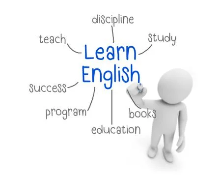 Learn english 스톡 일러스트