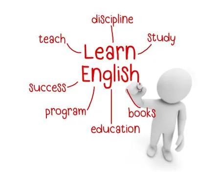 Learn english Stock Illustration