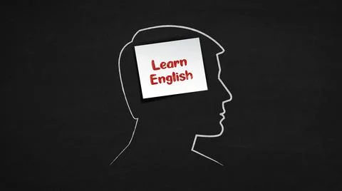 Learn english Stock Illustration