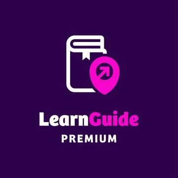Learn Guide Logo Stock Illustration