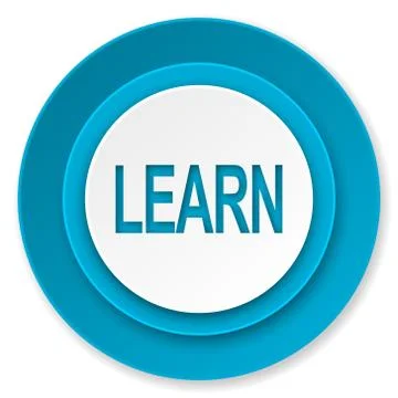 Learn icon. Stock Illustration