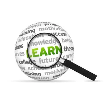 Learn Illustrazione stock