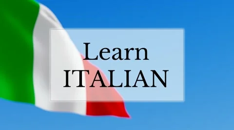 Learn Italian Stock Footage 55736803