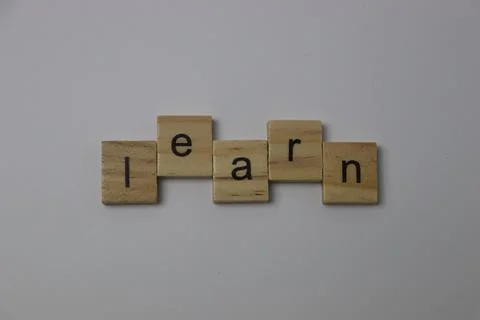 Learn Letters Stock Photos