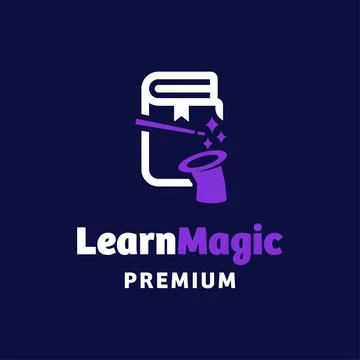 Learn Magic Logo Stock Illustration