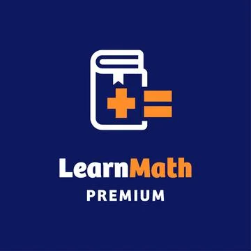 Learn Math Logo Stock Illustration