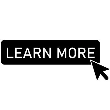 Learn more button. buttons with cursor sign. click learn more button. Stock Illustration