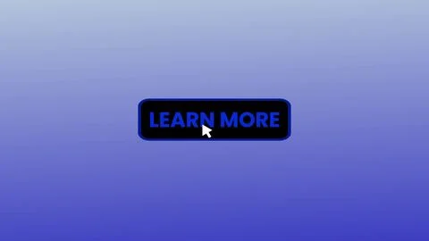 LEARN MORE button pressed on computer screen by cursor pointer mouse illust.. Illustrazione stock