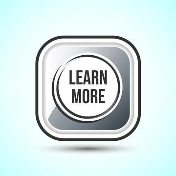 Learn More Icon Button Design Illustration Stock Illustration