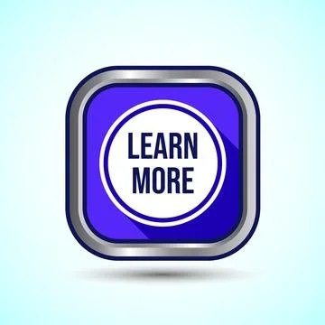 Learn More Icon Button Design Illustration 库存插图