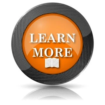 Learn more icon Stock Illustration