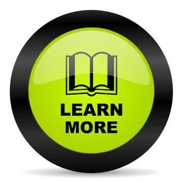 Learn more icon Stock Illustration