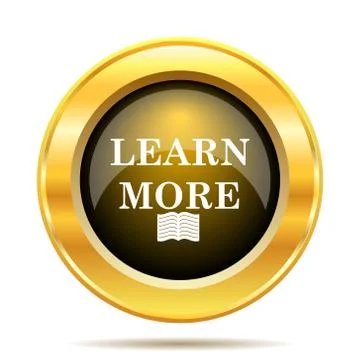 Learn more icon. internet button on white background.. イラスト素材