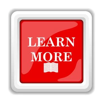 Learn more icon. internet button on white background.. イラスト素材