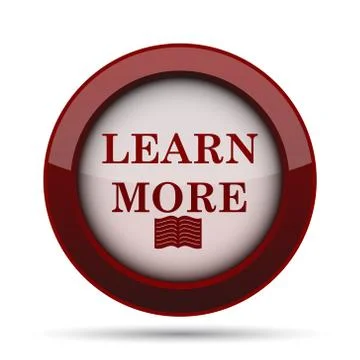 Learn more icon. Internet button on white background. . Stock Illustration