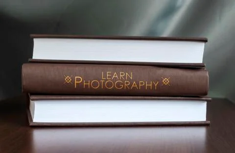 Learn photography. book concept. Ilustração Stock
